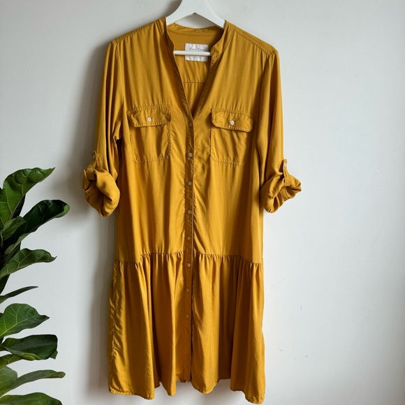 Part Two CECILYPW DRESS Size M Golden Spice Relaxed Fit - Picture 7 of 16